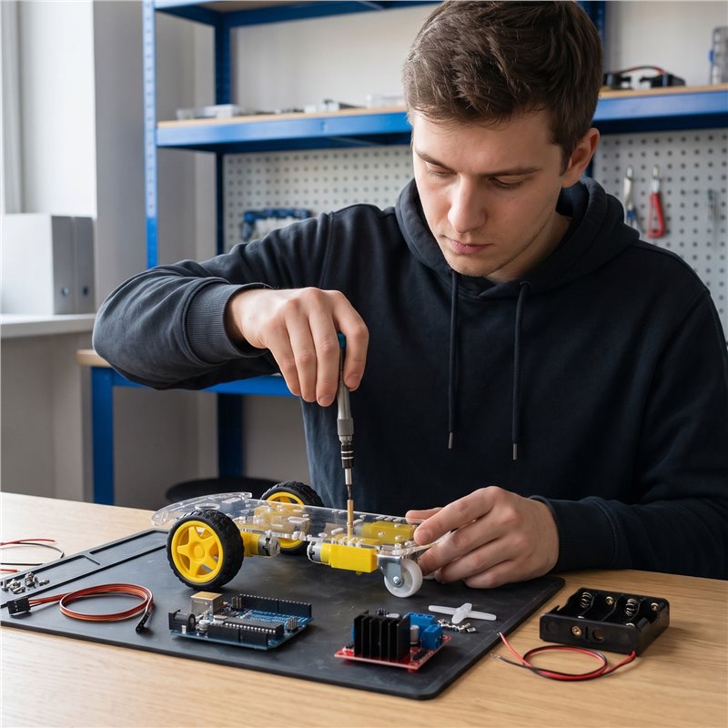 ABXE-Smart Robot Car Chassis K - огляд і ціна Arduino Kit