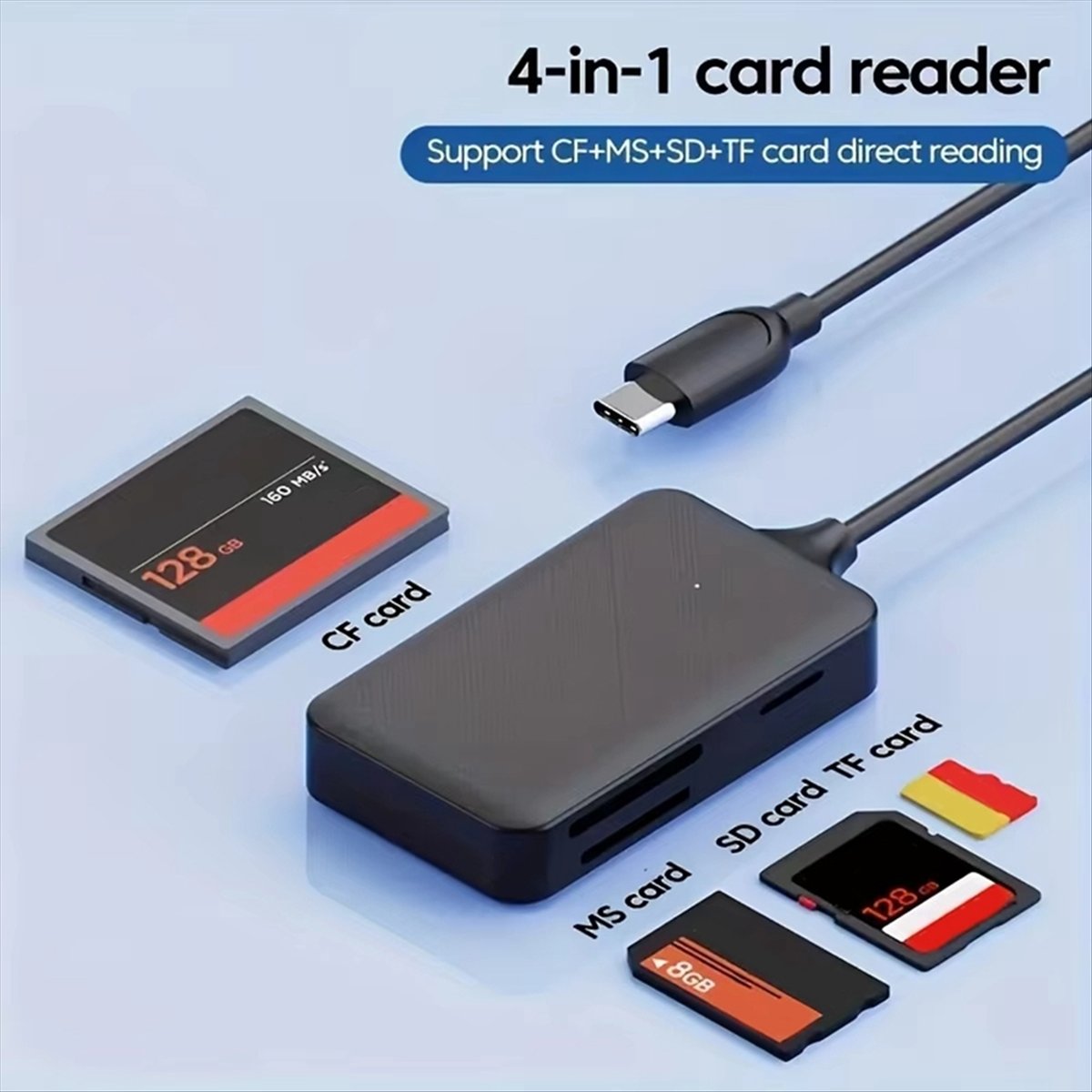 (A60I] 4-in-1 Card Reader Type - огляд і ціна Micro Sd Card