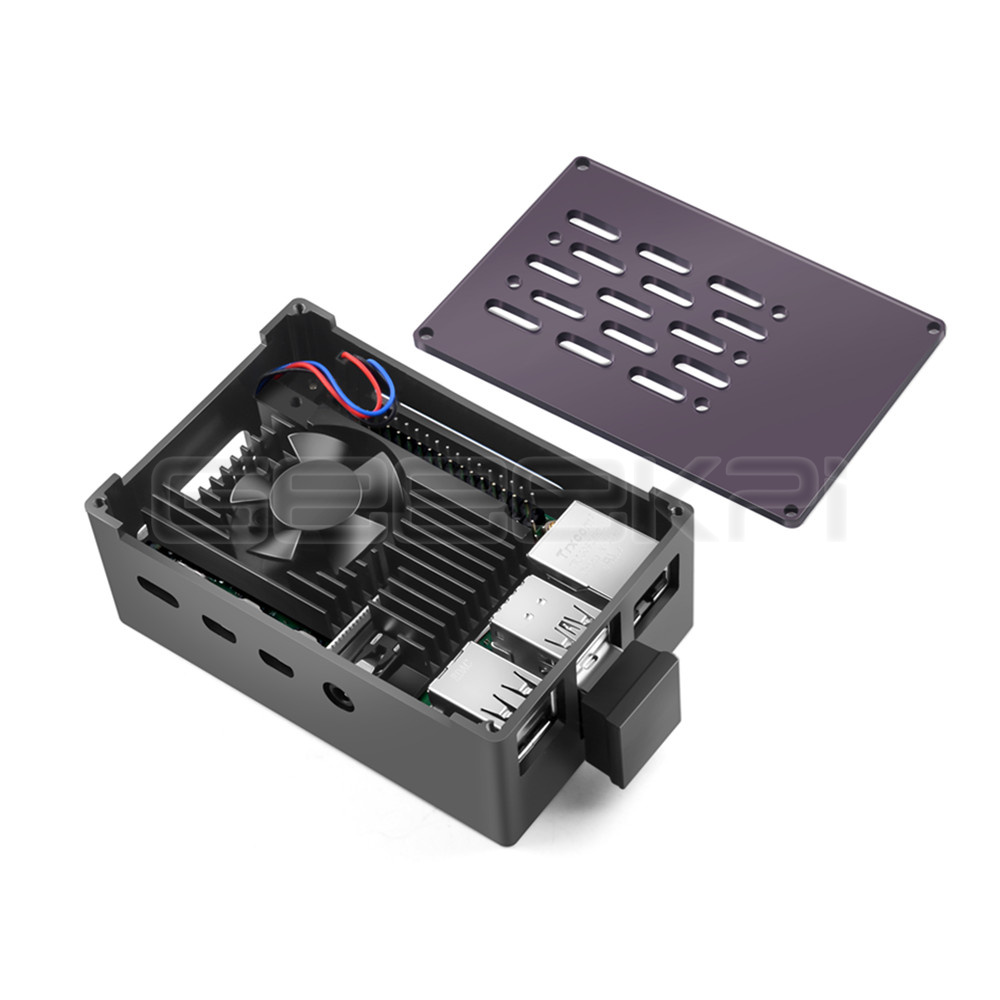 GeeekPi  Aluminum Brick Case B - огляд і ціна Pi Power Supply